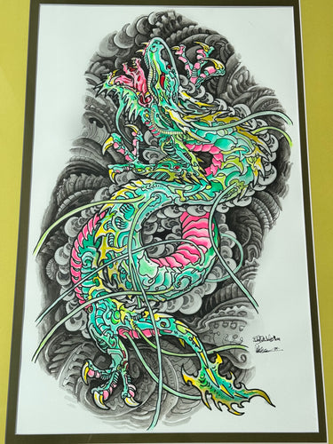 Biomech Storm Dragon by Eddy Deutsche and Guy Aitchsion